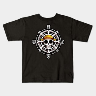 One Piece logo - Strawhat Pirate Symbol Kids T-Shirt